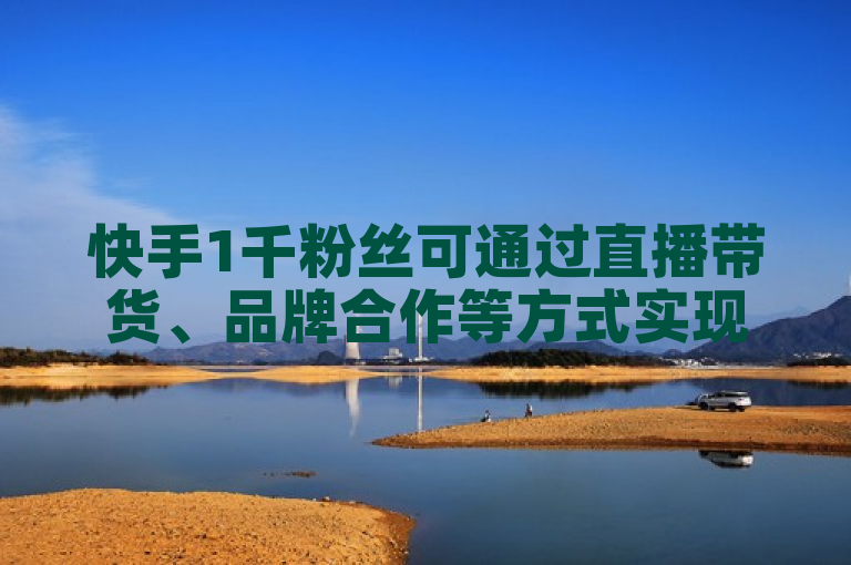 快手1千粉丝可通过直播带货、品牌合作等方式实现盈利。