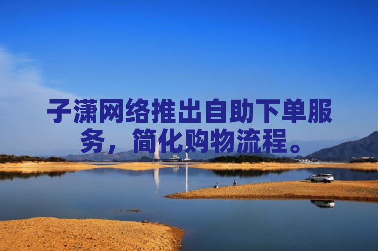 子潇网络推出自助下单服务，简化购物流程。