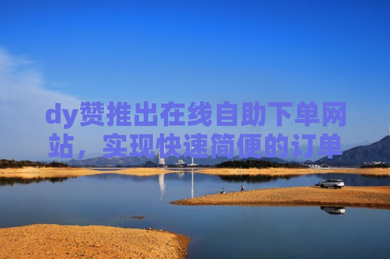 dy赞推出在线自助下单网站，实现快速简便的订单处理。