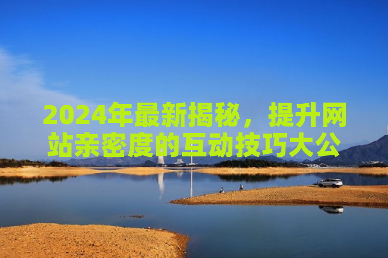 2024年最新揭秘，提升网站亲密度的互动技巧大公开！