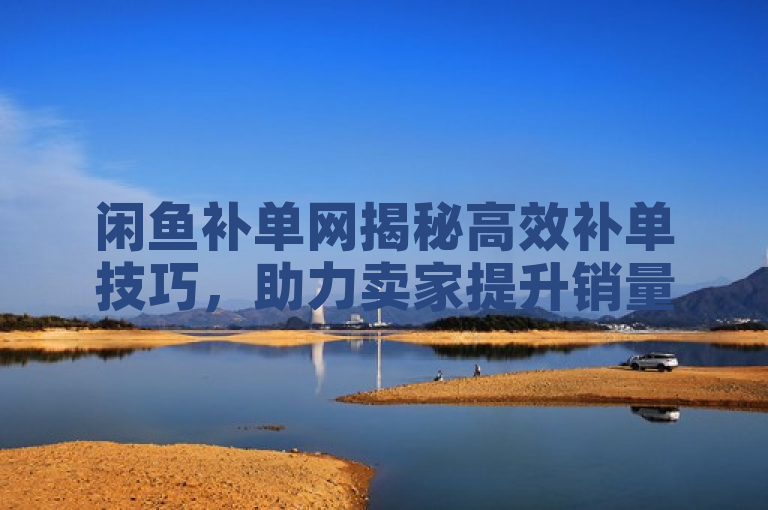 闲鱼补单网揭秘高效补单技巧，助力卖家提升销量。