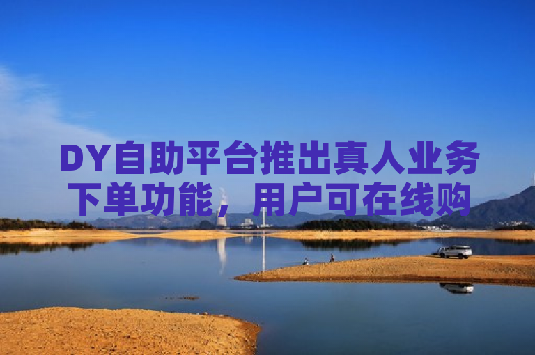 DY自助平台推出真人业务下单功能，用户可在线购买服务。