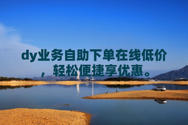 dy业务自助下单在线低价，轻松便捷享优惠。