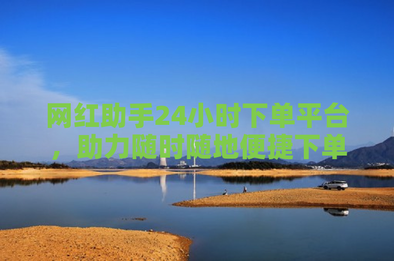 网红助手24小时下单平台，助力随时随地便捷下单。