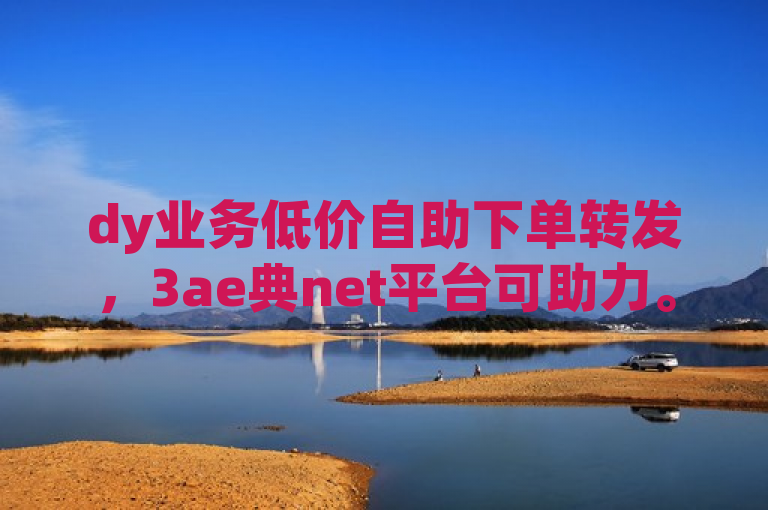 dy业务低价自助下单转发，3ae典net平台可助力。