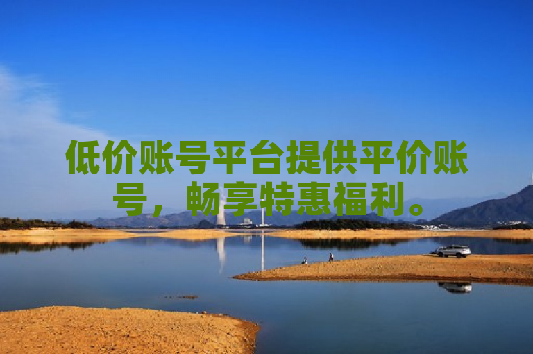 低价账号平台提供平价账号，畅享特惠福利。