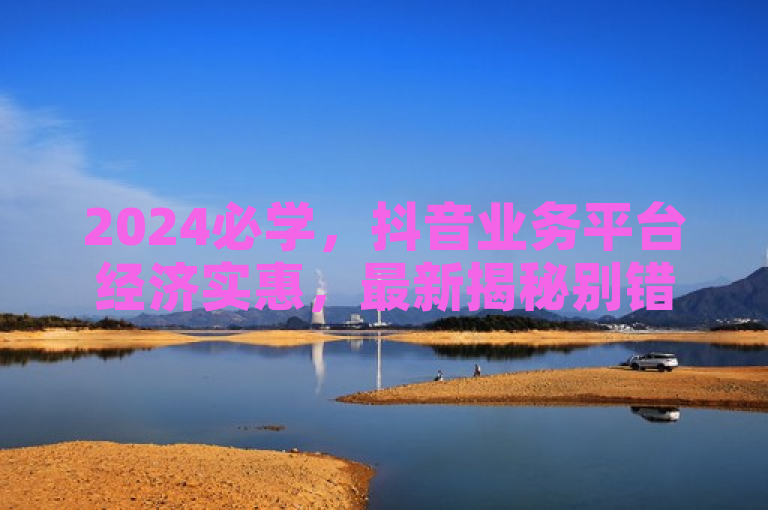 2024必学，抖音业务平台经济实惠，最新揭秘别错过！