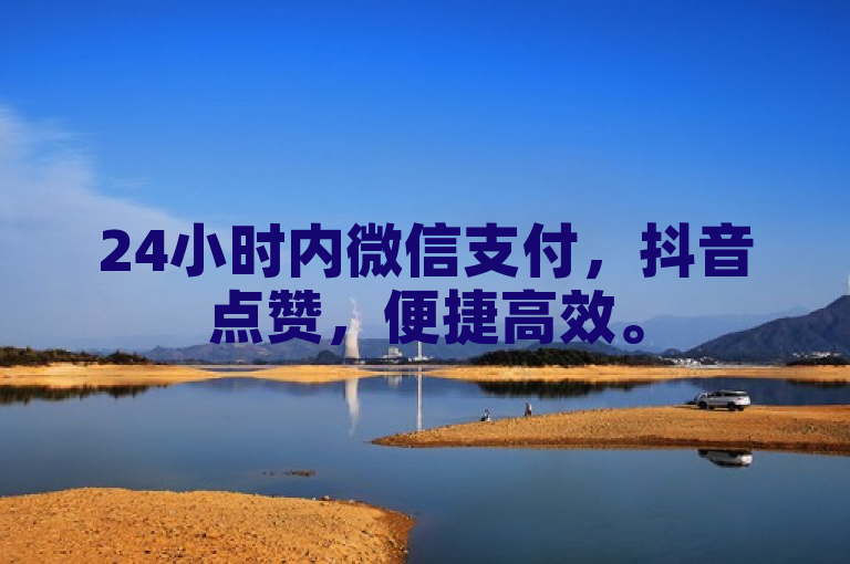 24小时内微信支付，抖音点赞，便捷高效。