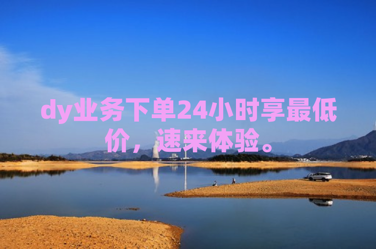 dy业务下单24小时享最低价，速来体验。