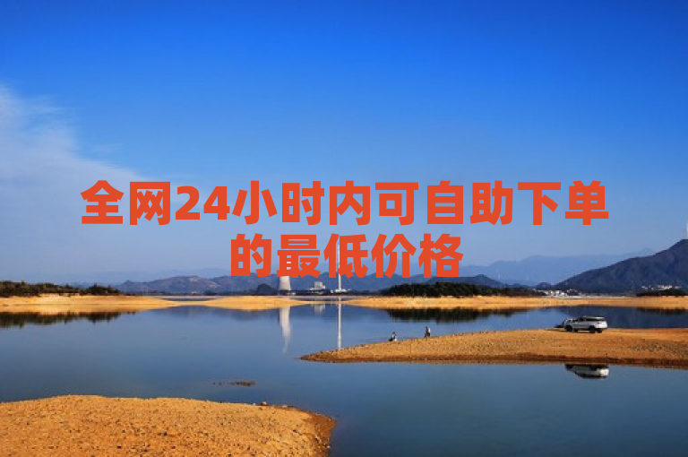 全网24小时内可自助下单的最低价格
