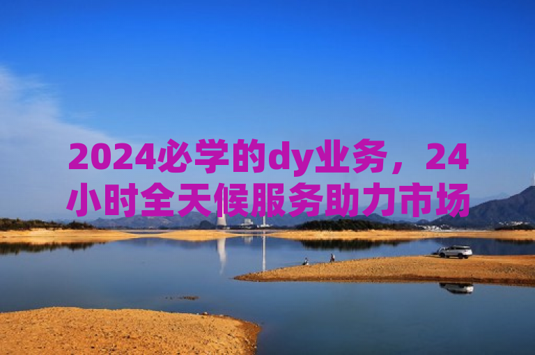 2024必学的dy业务，24小时全天候服务助力市场增长！