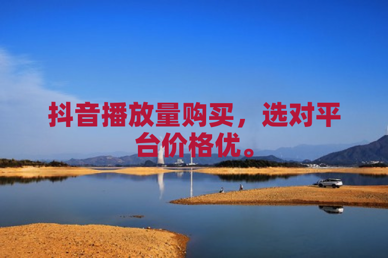 抖音播放量购买，选对平台价格优。