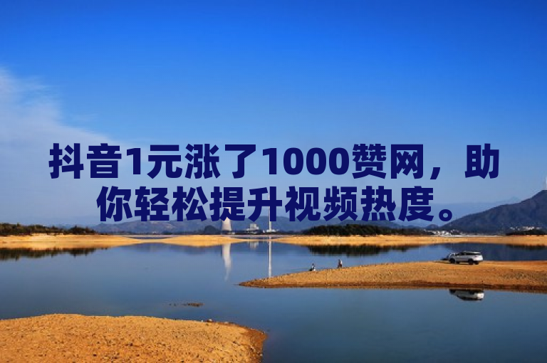 抖音1元涨了1000赞网，助你轻松提升视频热度。