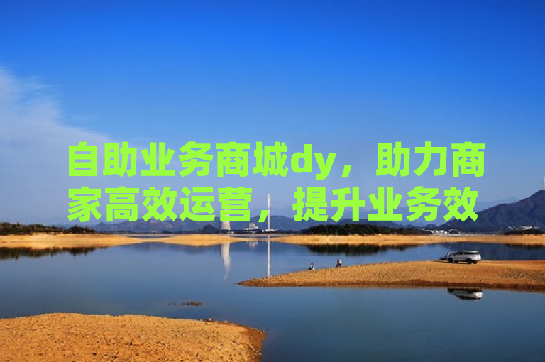 自助业务商城dy，助力商家高效运营，提升业务效率。