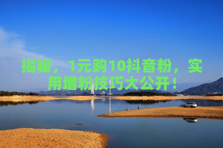 揭秘，1元购10抖音粉，实用增粉技巧大公开！