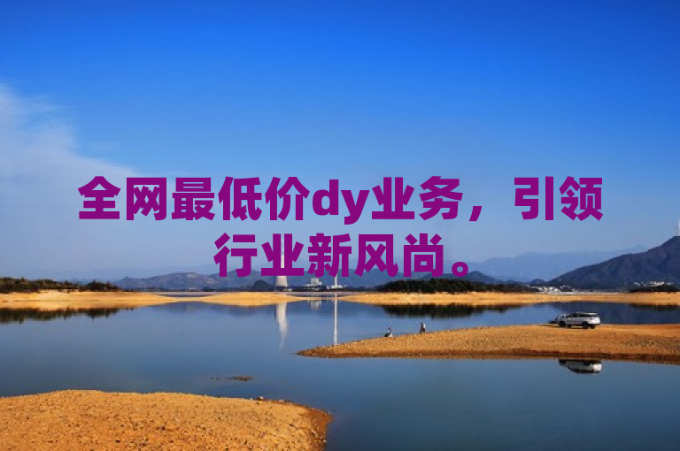 全网最低价dy业务，引领行业新风尚。