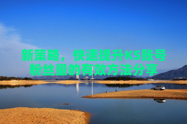 新策略，快速提升KS账号粉丝量的有效方法分享