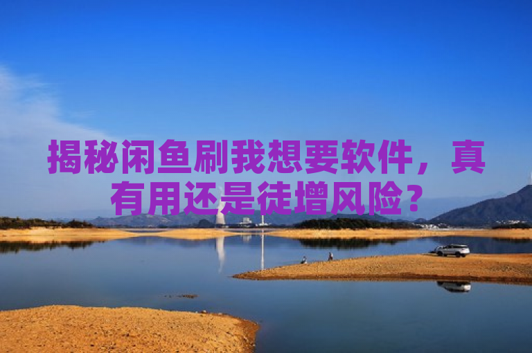 揭秘闲鱼刷我想要软件，真有用还是徒增风险？