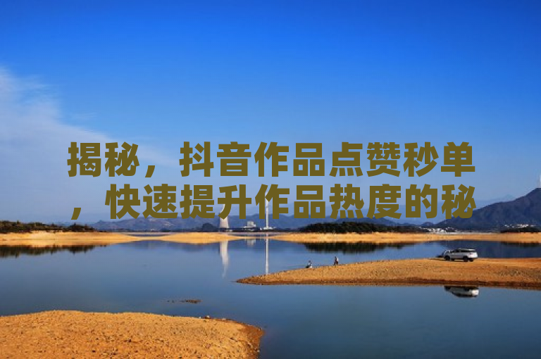 揭秘，抖音作品点赞秒单，快速提升作品热度的秘诀！