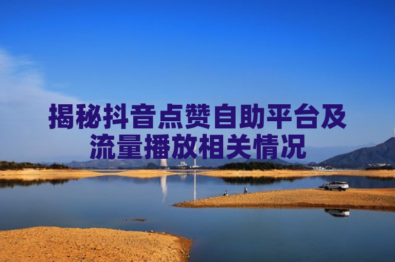 揭秘抖音点赞自助平台及流量播放相关情况