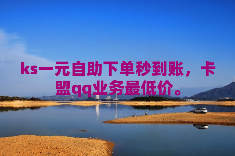 ks一元自助下单秒到账，卡盟qq业务最低价。