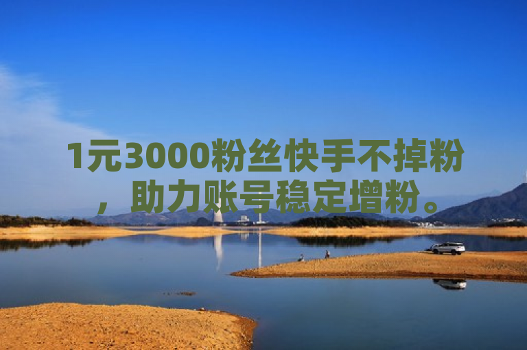 1元3000粉丝快手不掉粉，助力账号稳定增粉。