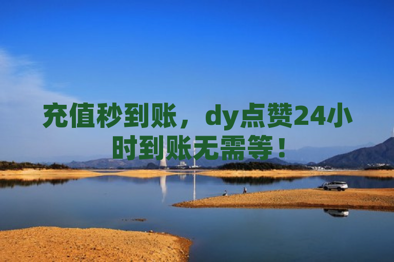 充值秒到账，dy点赞24小时到账无需等！