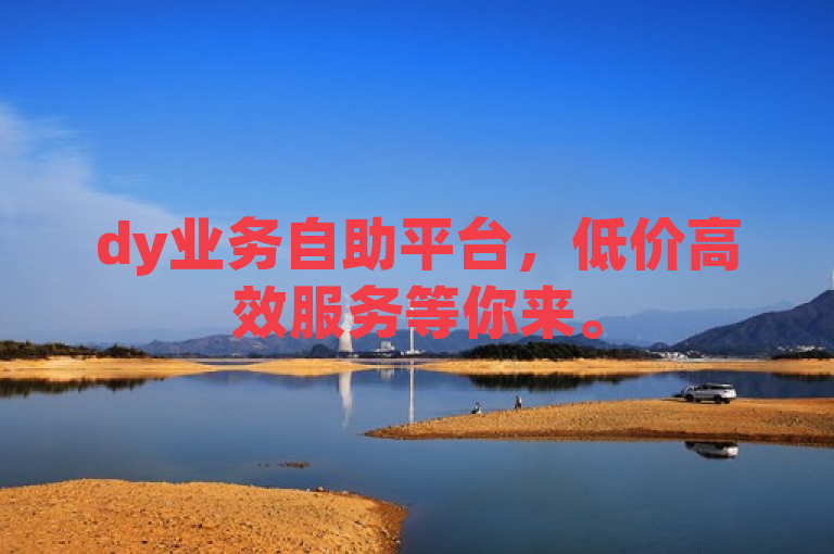 dy业务自助平台，低价高效服务等你来。