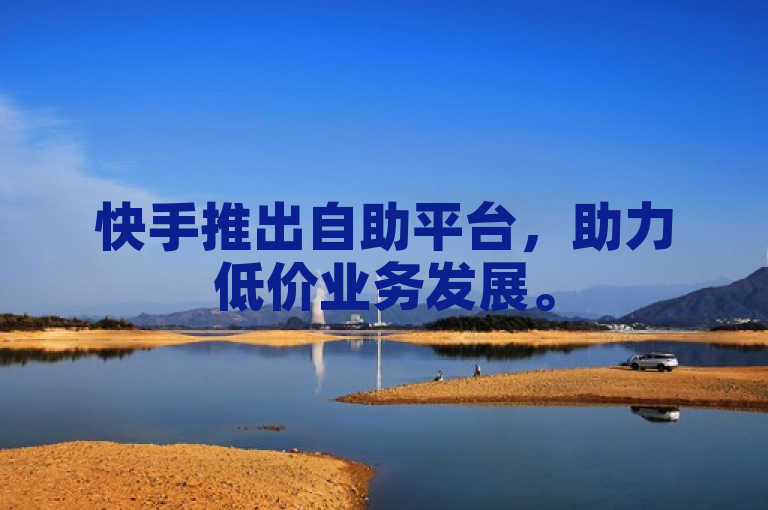 快手推出自助平台，助力低价业务发展。