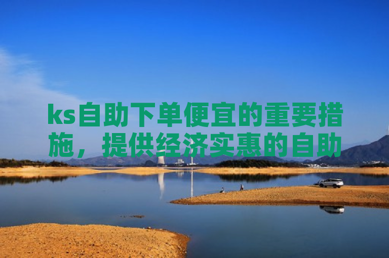 ks自助下单便宜的重要措施，提供经济实惠的自助下单服务，是新人必备的选择！