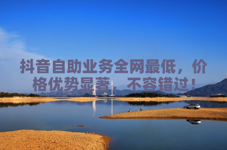 抖音自助业务全网最低，价格优势显著，不容错过！