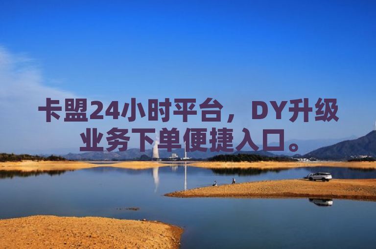 卡盟24小时平台，DY升级业务下单便捷入口。