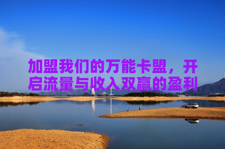 加盟我们的万能卡盟，开启流量与收入双赢的盈利之旅。