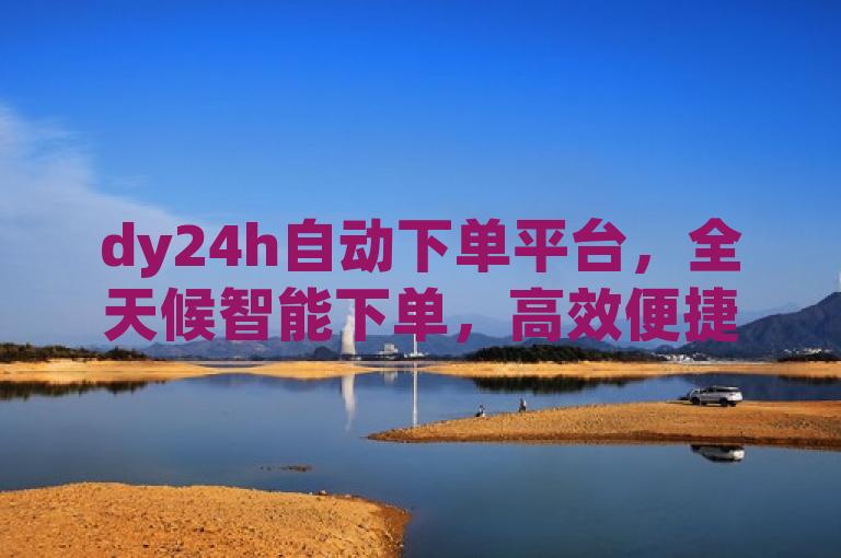 dy24h自动下单平台，全天候智能下单，高效便捷。