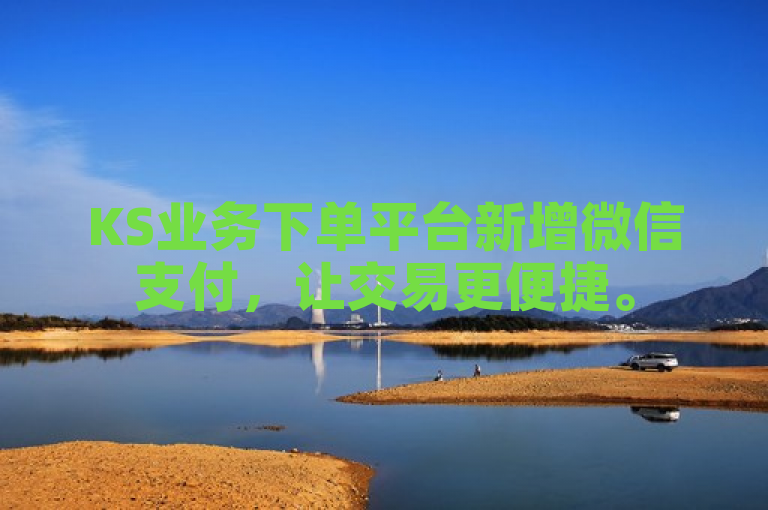 KS业务下单平台新增微信支付，让交易更便捷。