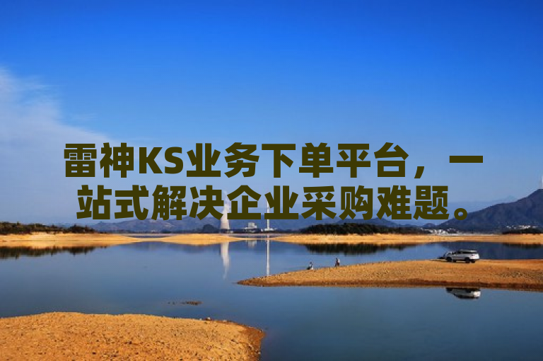 雷神KS业务下单平台，一站式解决企业采购难题。