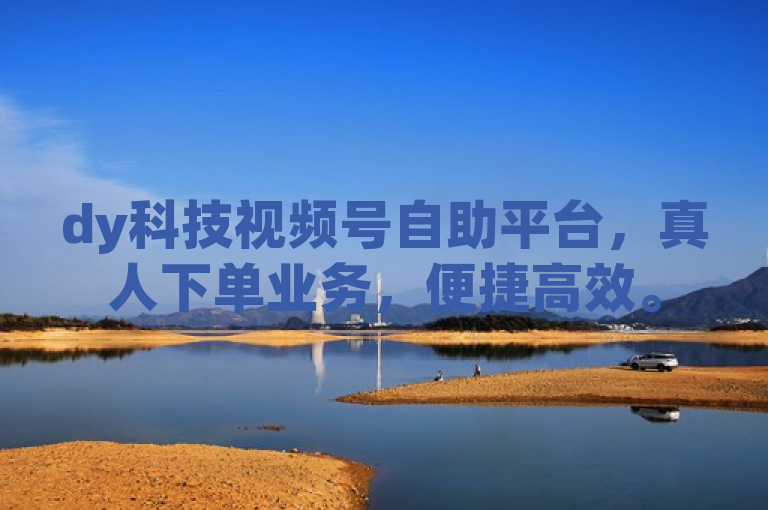 dy科技视频号自助平台，真人下单业务，便捷高效。