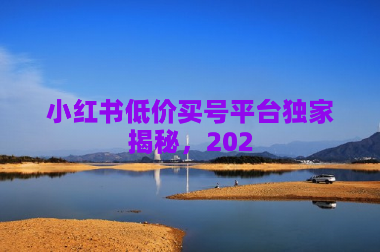 小红书低价买号平台独家揭秘，2025必学！