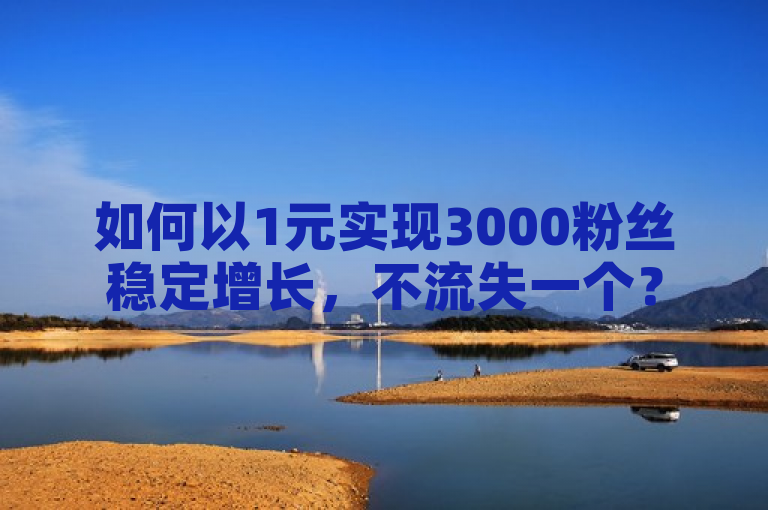 如何以1元实现3000粉丝稳定增长，不流失一个？