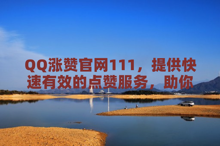 QQ涨赞官网111，提供快速有效的点赞服务，助你人气飙升！