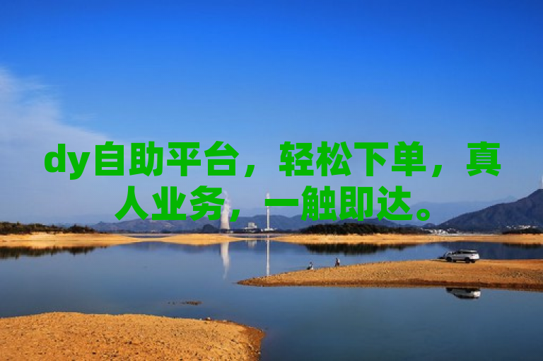 dy自助平台，轻松下单，真人业务，一触即达。