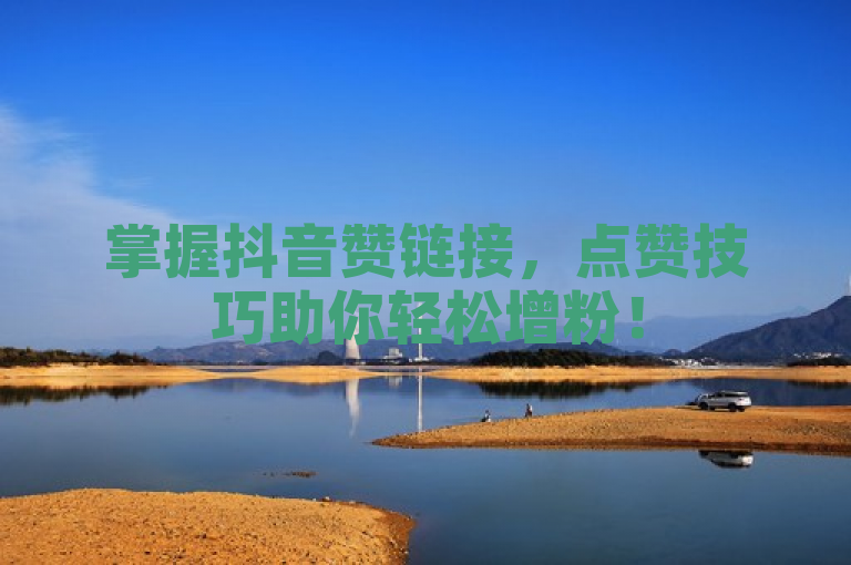 掌握抖音赞链接，点赞技巧助你轻松增粉！