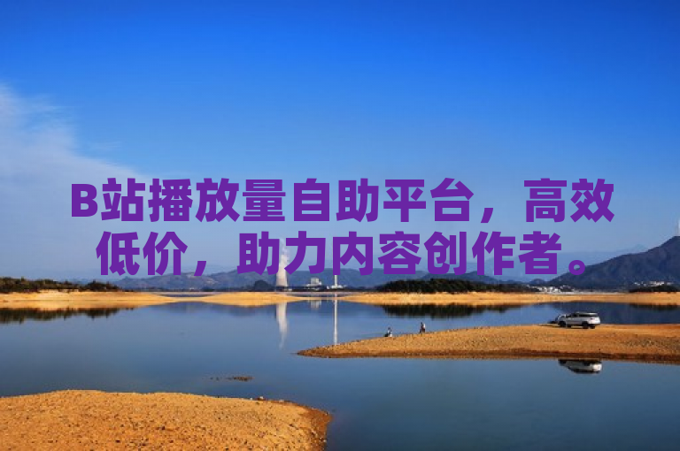 B站播放量自助平台，高效低价，助力内容创作者。