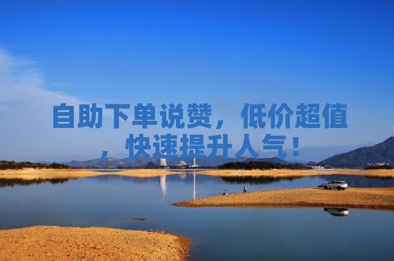 自助下单说赞，低价超值，快速提升人气！