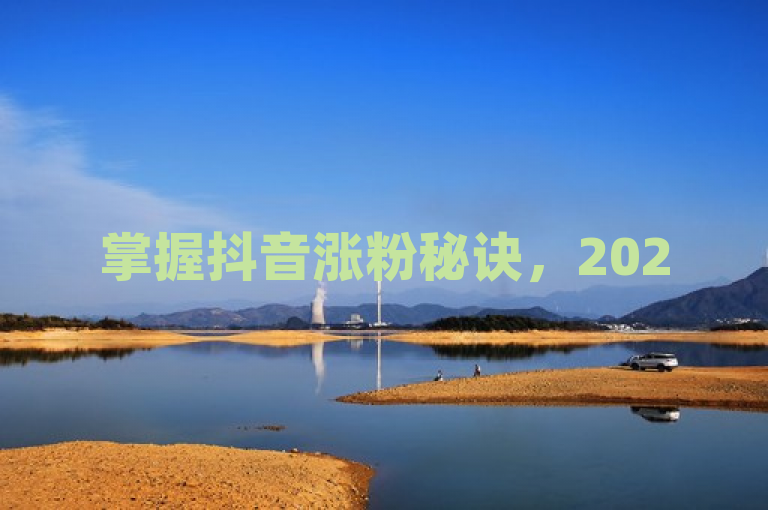 掌握抖音涨粉秘诀，2025年快速提升粉丝量！