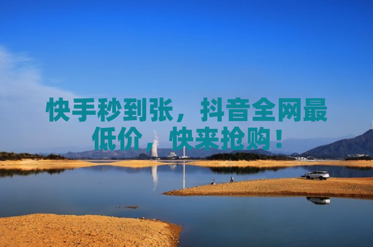 快手秒到张，抖音全网最低价，快来抢购！