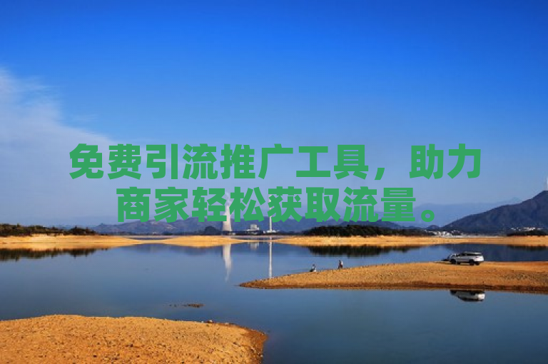 免费引流推广工具，助力商家轻松获取流量。