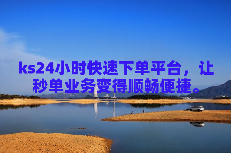 ks24小时快速下单平台，让秒单业务变得顺畅便捷。