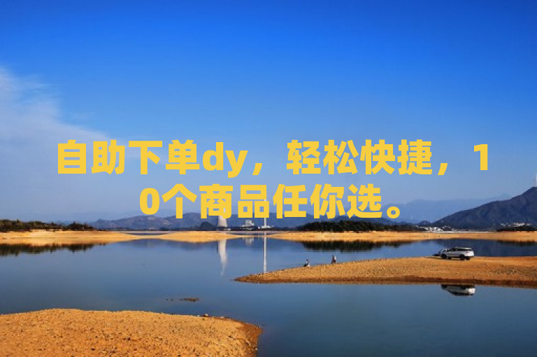 自助下单dy，轻松快捷，10个商品任你选。