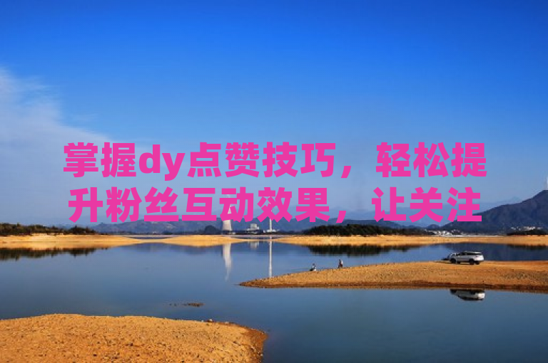 掌握dy点赞技巧，轻松提升粉丝互动效果，让关注量飙升！